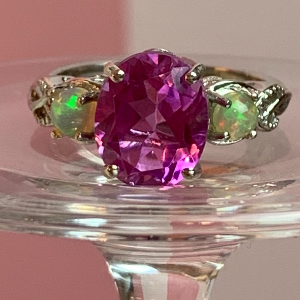 💗Patroke Quartz & Opal Ring💗